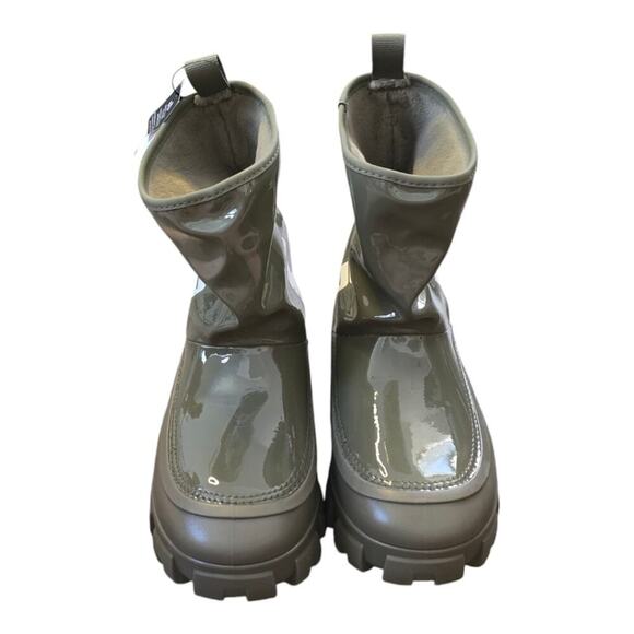 UGG BURNT OLIVE CLASSIC BRELLAH MINI WATERPROOF RAIN BOOTS Women's Size 9 New - Picture 4 of 11